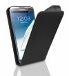 Samsung Galaxy Note 2 N7100 τύπου Δερμάτινη Θήκη flip Μαύρο (OEM)